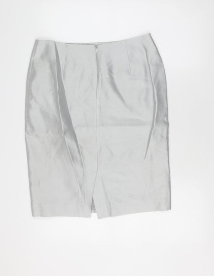Jaeger Women's Grey Pencil Skirt Size 12