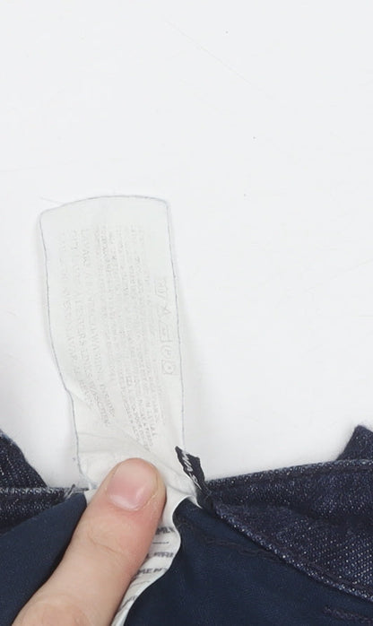 Armani Jeans Men's Straight Blue Jeans Size 27 Regular Fit