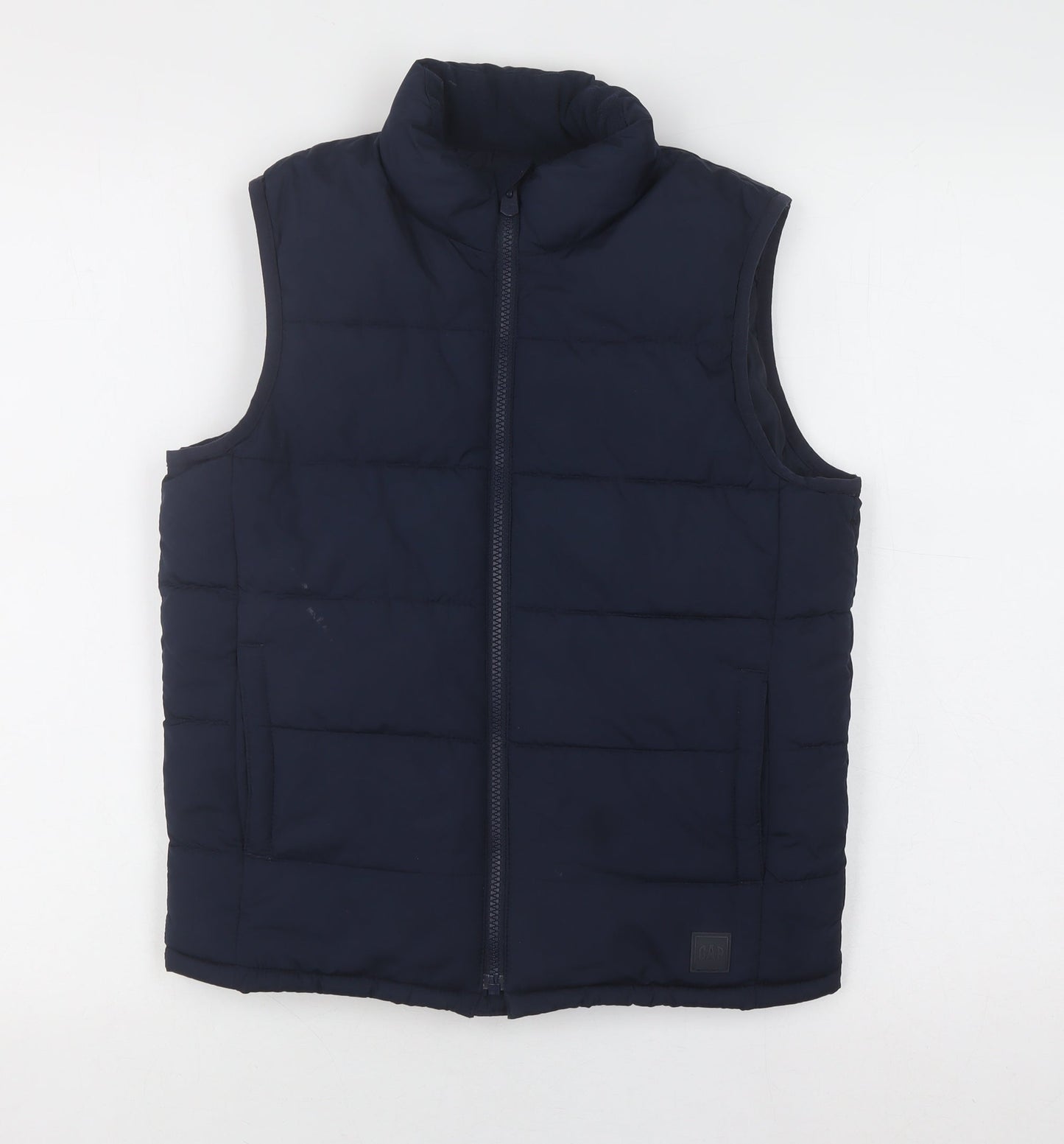 Gap Boys Blue Puffer Jacket 8-9 Years Sleeveless Winter Warm