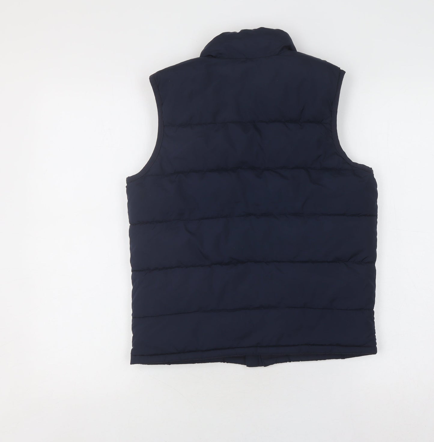 Gap Boys Blue Puffer Jacket 8-9 Years Sleeveless Winter Warm