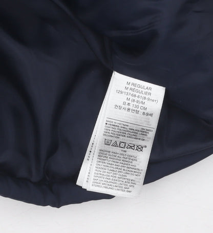 Gap Boys Blue Puffer Jacket 8-9 Years Sleeveless Winter Warm