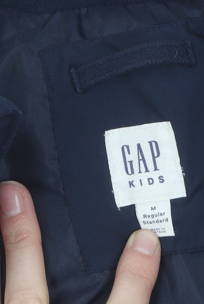 Gap Boys Blue Puffer Jacket 8-9 Years Sleeveless Winter Warm