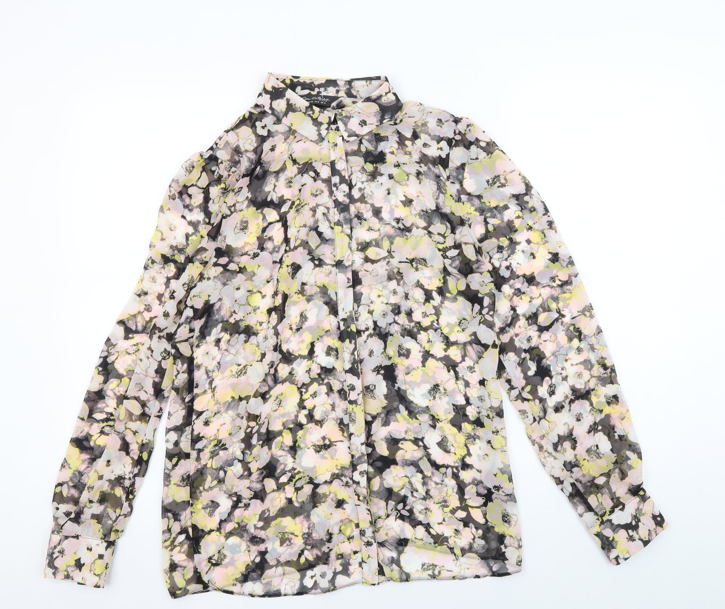 Miss Selfridge Women's Floral Blouse, Size 8, Multicoloured