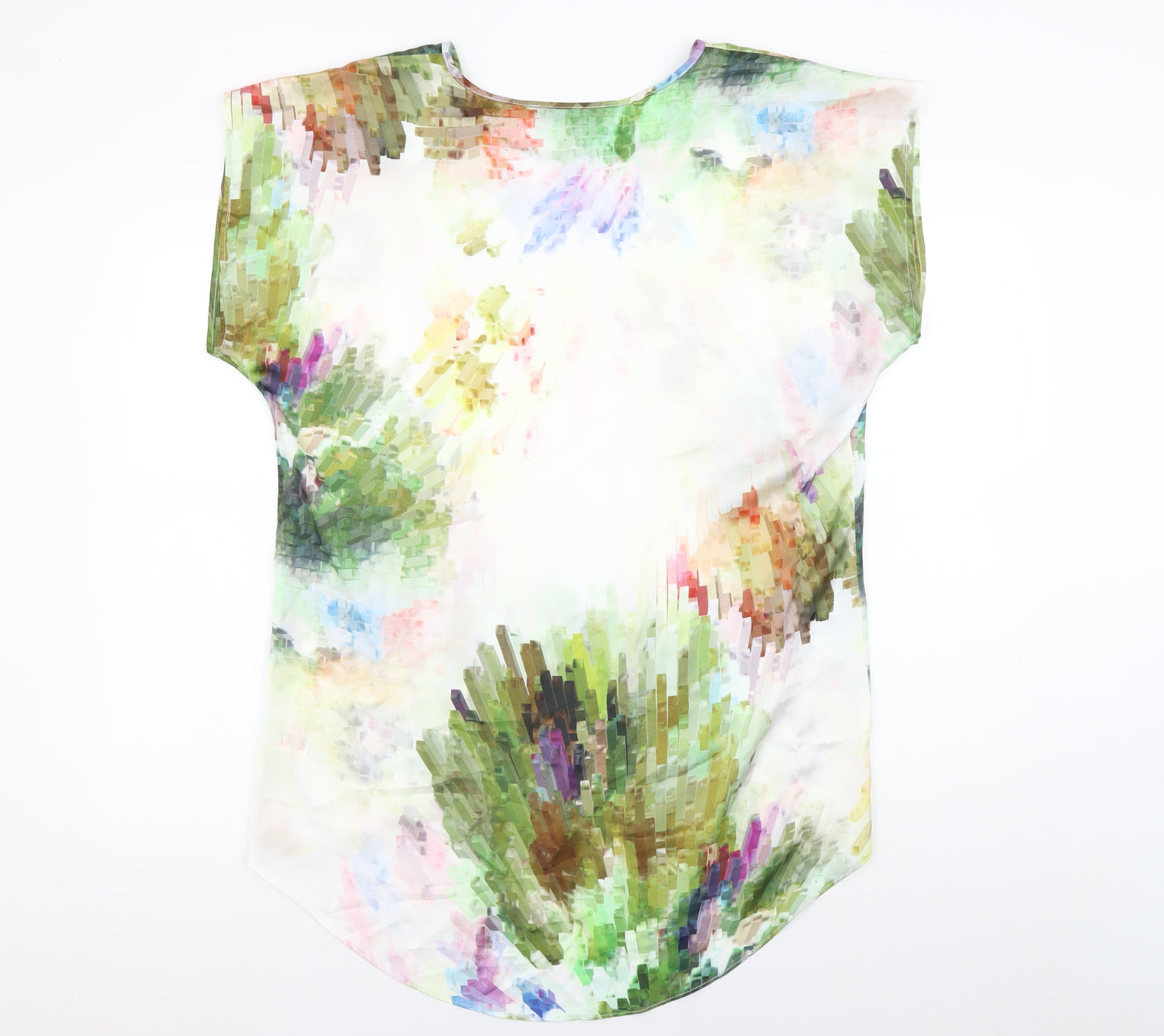 Womens UK Size 8 Topshop Multicoloured Basic Blouse