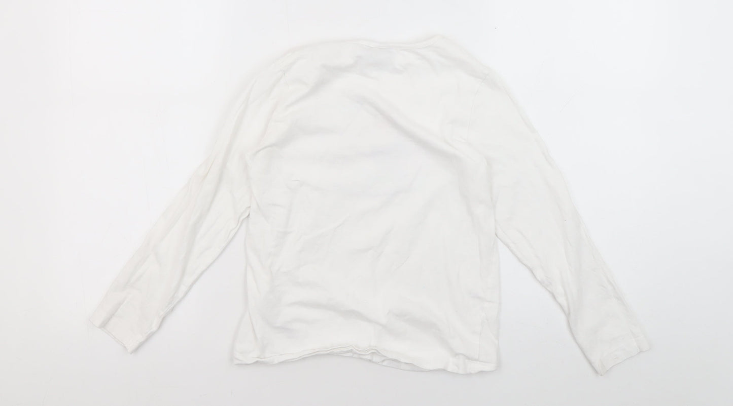 Teens UK Size 134 Disney White Basic T-Shirt