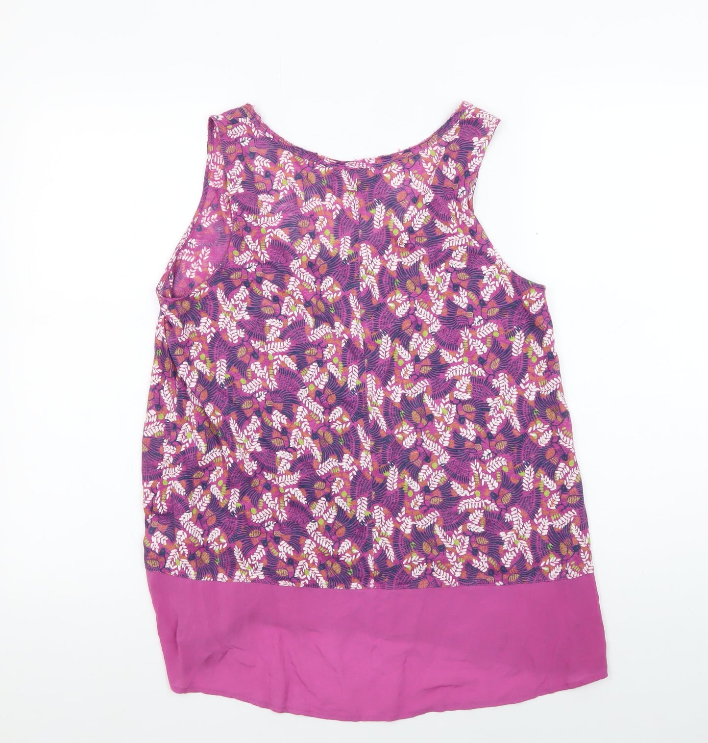 Womens UK Size 10 White Stuff Multicoloured Basic Tank