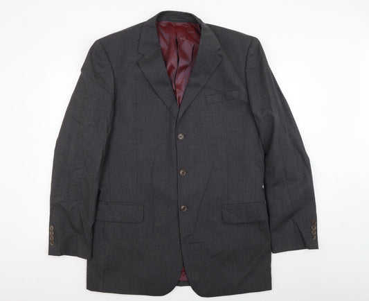 Austin Reed Men's Grey Wool Blazer 42L