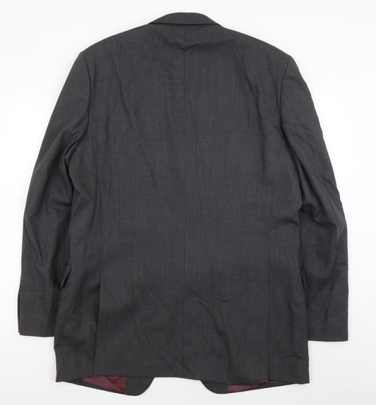 Austin Reed Men's Grey Wool Blazer 42L