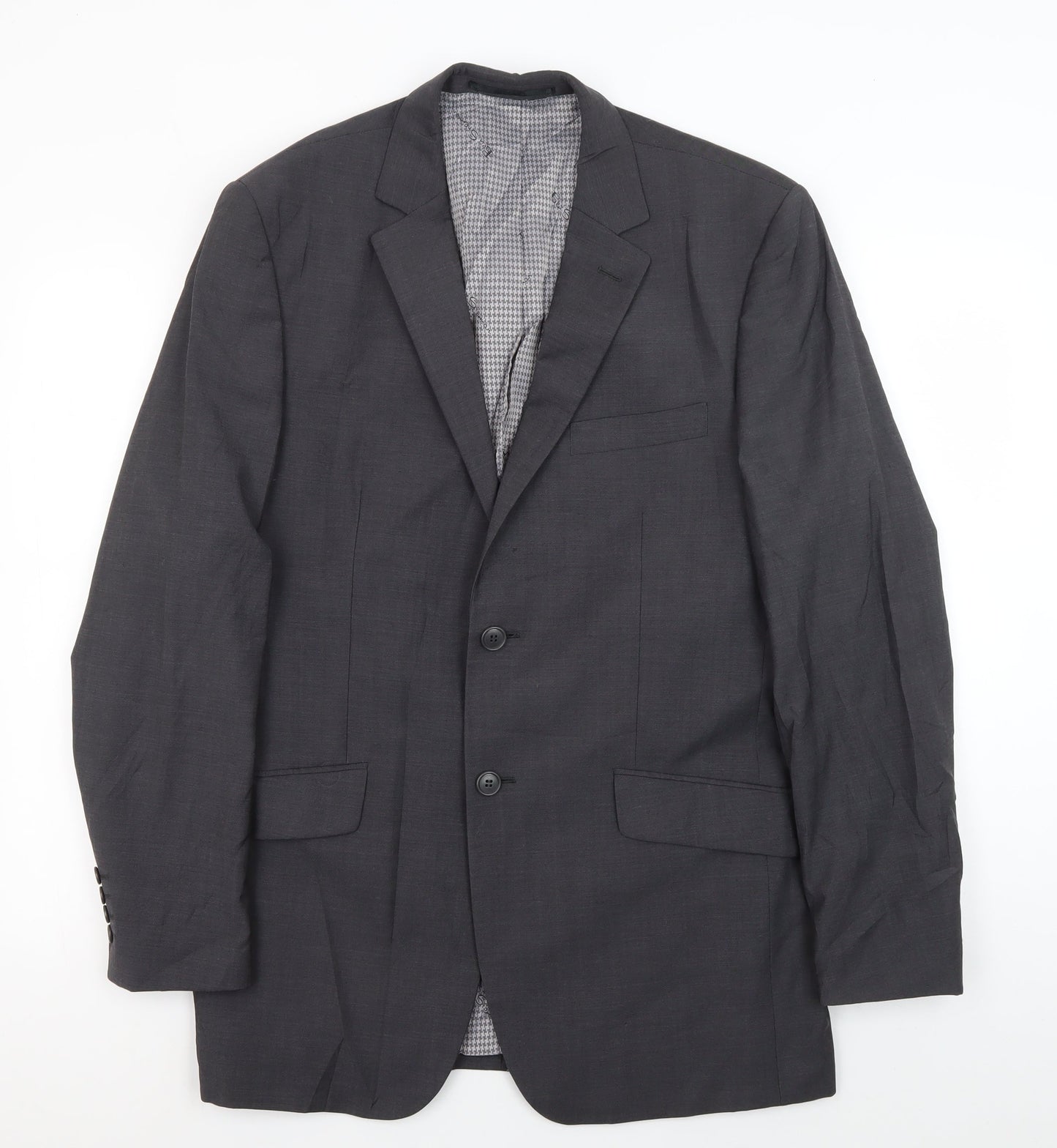 Mens UK Size 40 Ben Sherman Regular Grey Suit Jacket