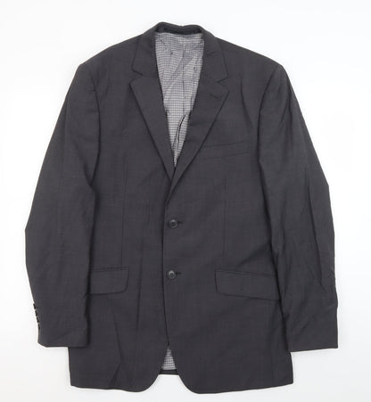 Mens UK Size 40 Ben Sherman Regular Grey Suit Jacket