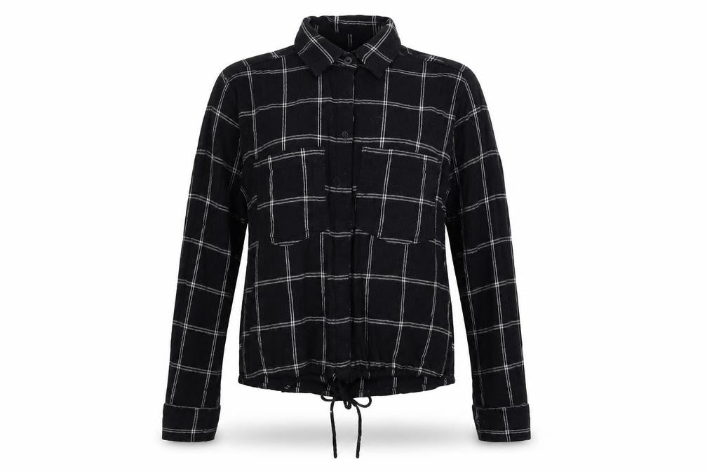Womens UK Size XS Abercrombie & Fitch Black Basic Button-Up