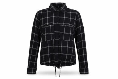 Womens UK Size XS Abercrombie & Fitch Black Basic Button-Up
