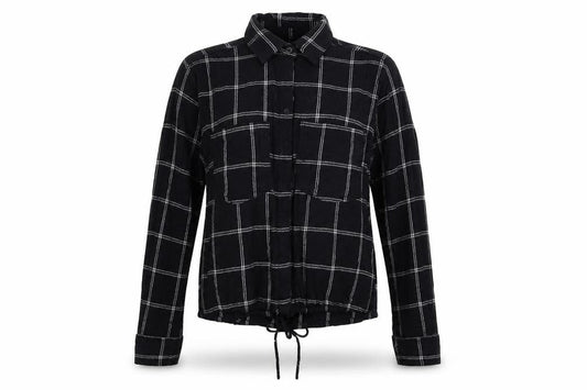Womens UK Size XS Abercrombie & Fitch Black Basic Button-Up