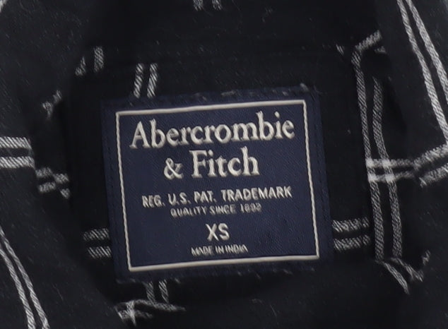Abercrombie & Fitch Women's XS Black Check Shirt