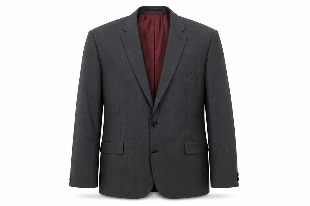 Mens UK Size 46 Pierre Cardin Regular Grey Suit Jacket