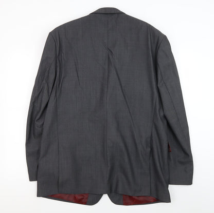 Mens UK Size 46 Pierre Cardin Regular Grey Suit Jacket