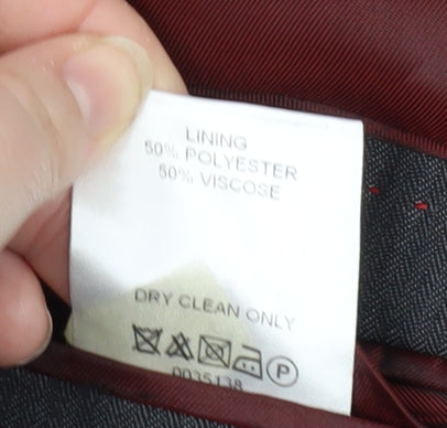 Mens UK Size 46 Pierre Cardin Regular Grey Suit Jacket