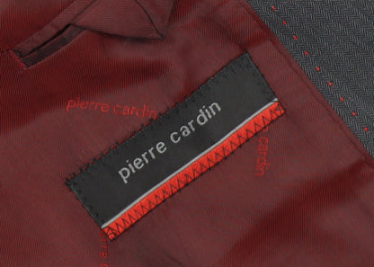 Mens UK Size 46 Pierre Cardin Regular Grey Suit Jacket