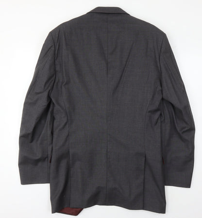 Mens UK Size 44 T.M.Lewin Regular Grey Suit Jacket