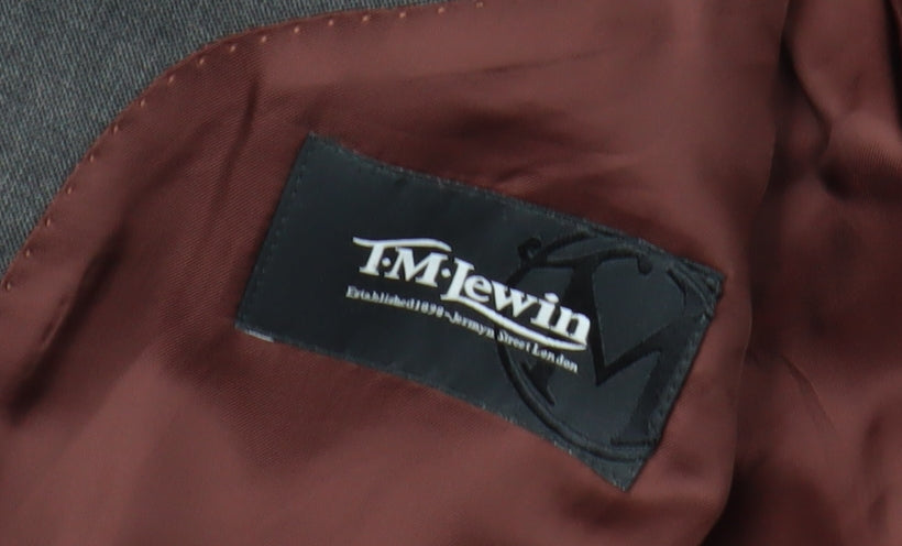 Mens UK Size 44 T.M.Lewin Regular Grey Suit Jacket