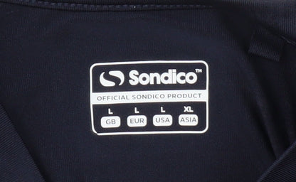 Sondico Men's Black Long Sleeve Athletic Jersey L