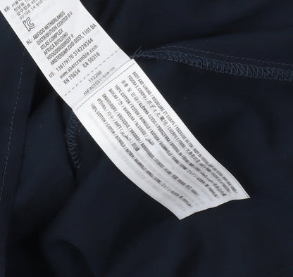 Abercrombie & Fitch Blue Off Shoulder Blouse Women S