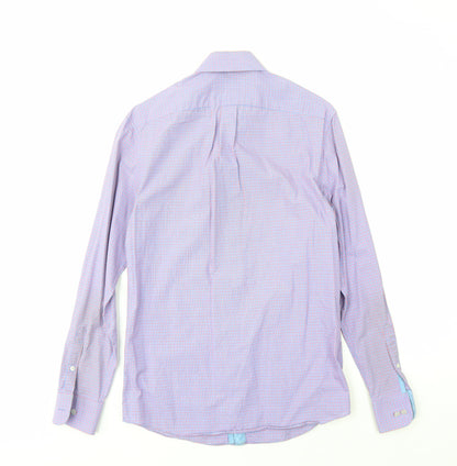 Penguin Men's Multicoloured Slim Fit Check Shirt 14.5