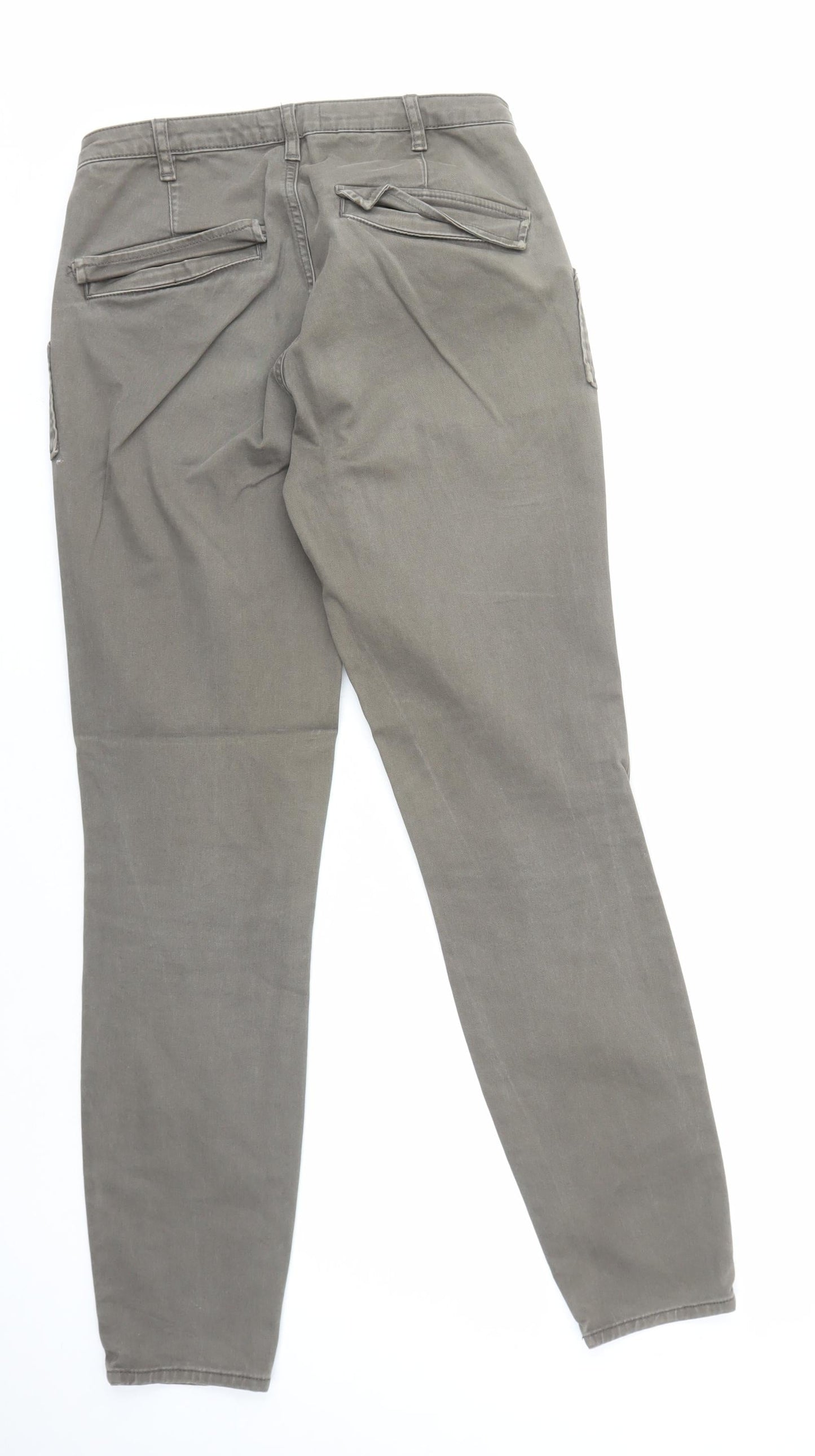 Womens UK Size 10 White Label Regular Fit  Grey Jeans