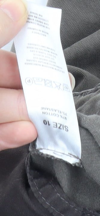Womens UK Size 10 White Label Regular Fit  Grey Jeans