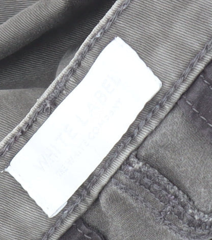 Womens UK Size 10 White Label Regular Fit  Grey Jeans