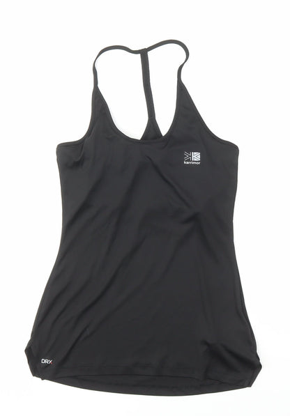 Karrimor Women's Black Gym Tank, Size 10, Athletic Fit