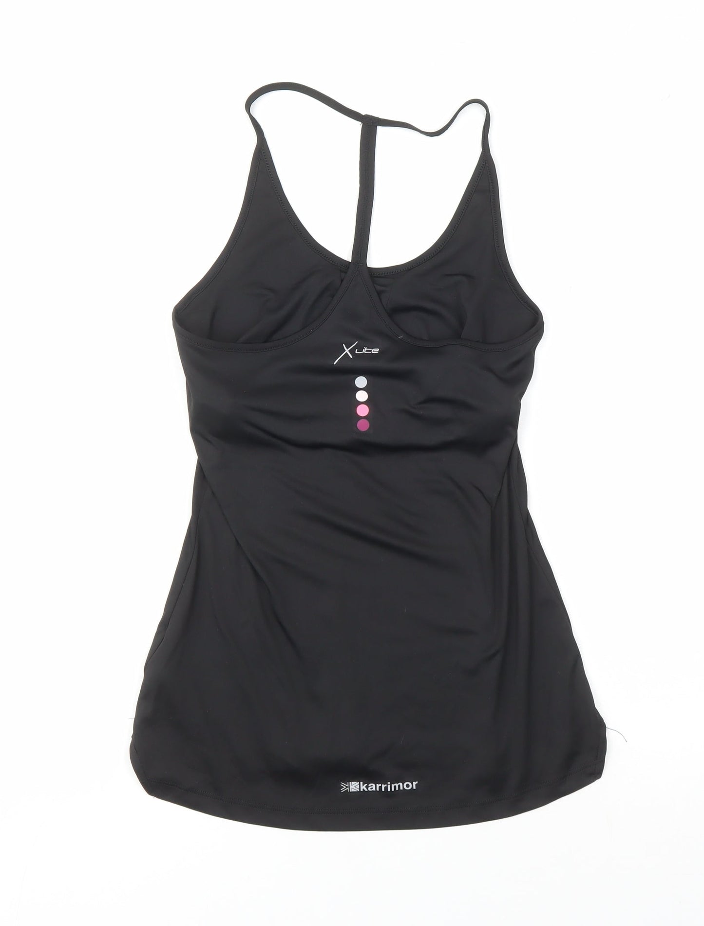 Karrimor Women's Black Gym Tank, Size 10, Athletic Fit