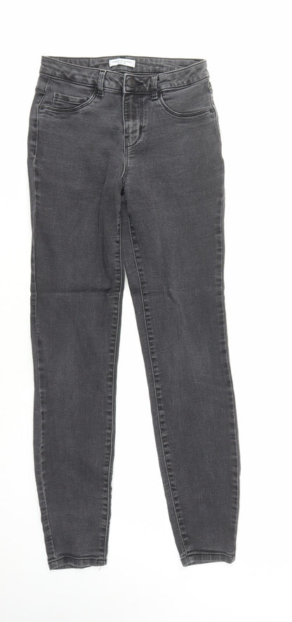 Womens UK Size 32 Jacqueline de Yong Slim Fit Skinny Grey Jeans