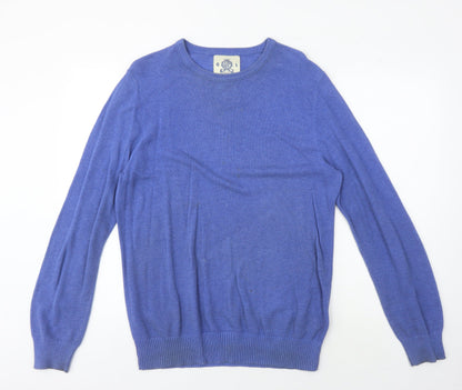 Guide London Blue Men's Pullover Jumper M Cotton