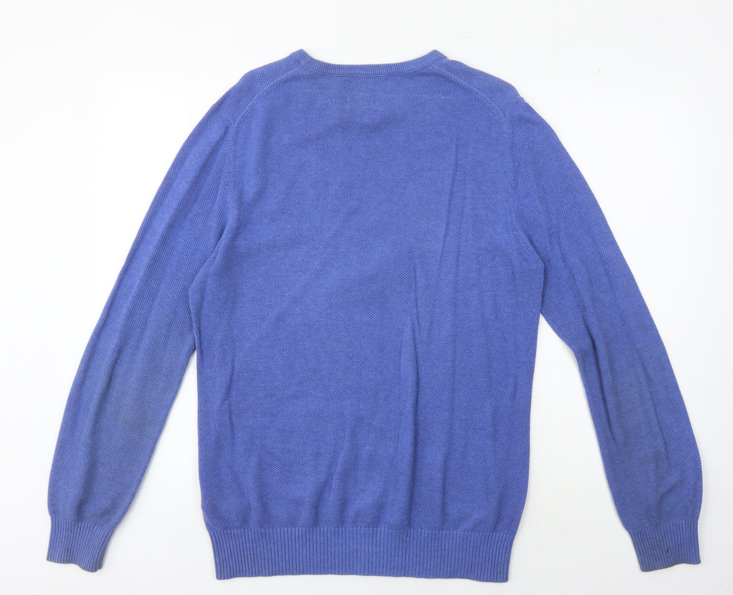 Guide London Blue Men's Pullover Jumper M Cotton