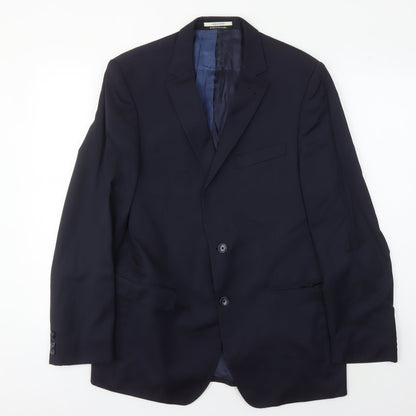 Mens UK Size 40 Van Gils Regular Blue Suit Jacket