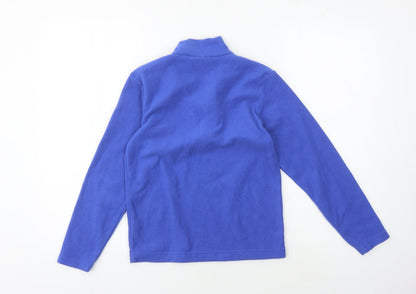 Mountain Warehouse Girls Blue Fleece Pullover Sweatshirt 9-10 Years