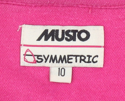 Musto Women's Pink Jacket Size 10 Athletic Fit