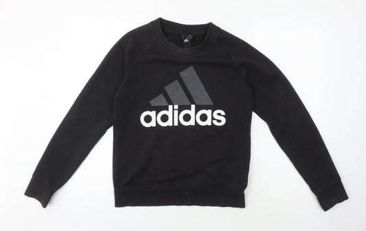 Adidas Men's Black Pullover Sweatshirt S