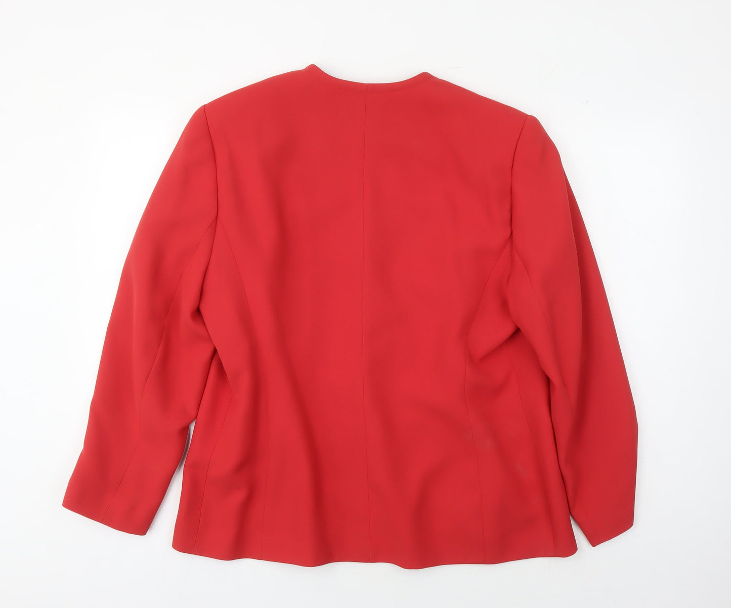 Eastex Women's Red Suit Jacket Size 18 Classic Fit