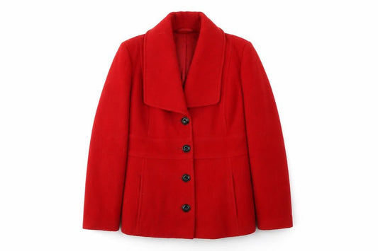 Womens UK Size 16 Laura Ashley Red Overcoat