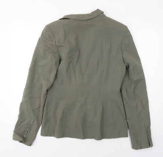 Long Tall Sally Women's Green Blazer, Size 12, Business Style