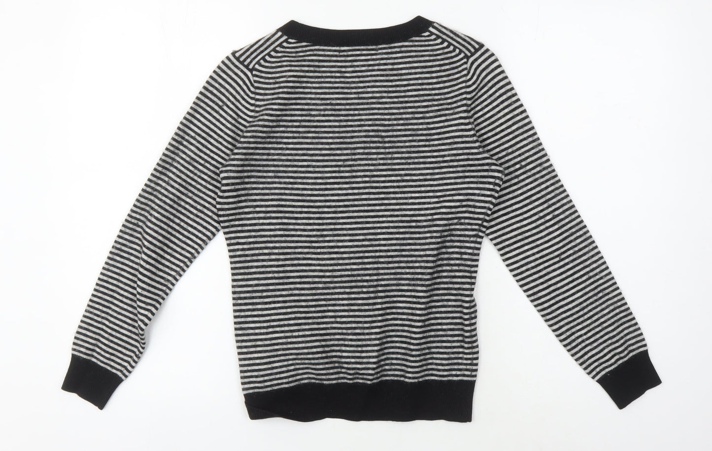 Banana Republic Women's Black Striped Jumper S