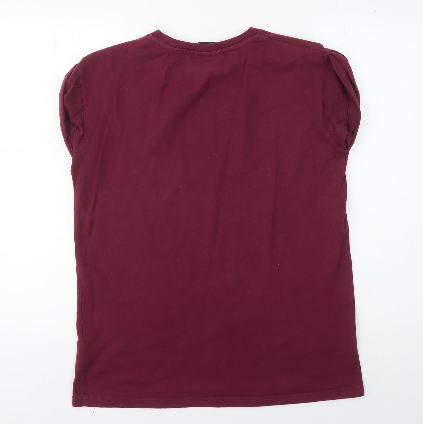 Unisex Adults UK Size 8 Harry Potter Red Basic T-Shirt