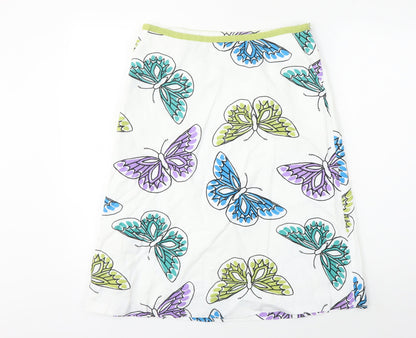 Laura Ashley Women's Multicoloured A-Line Midi Skirt