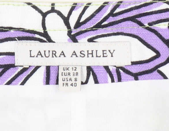 Laura Ashley Women's Multicoloured A-Line Midi Skirt