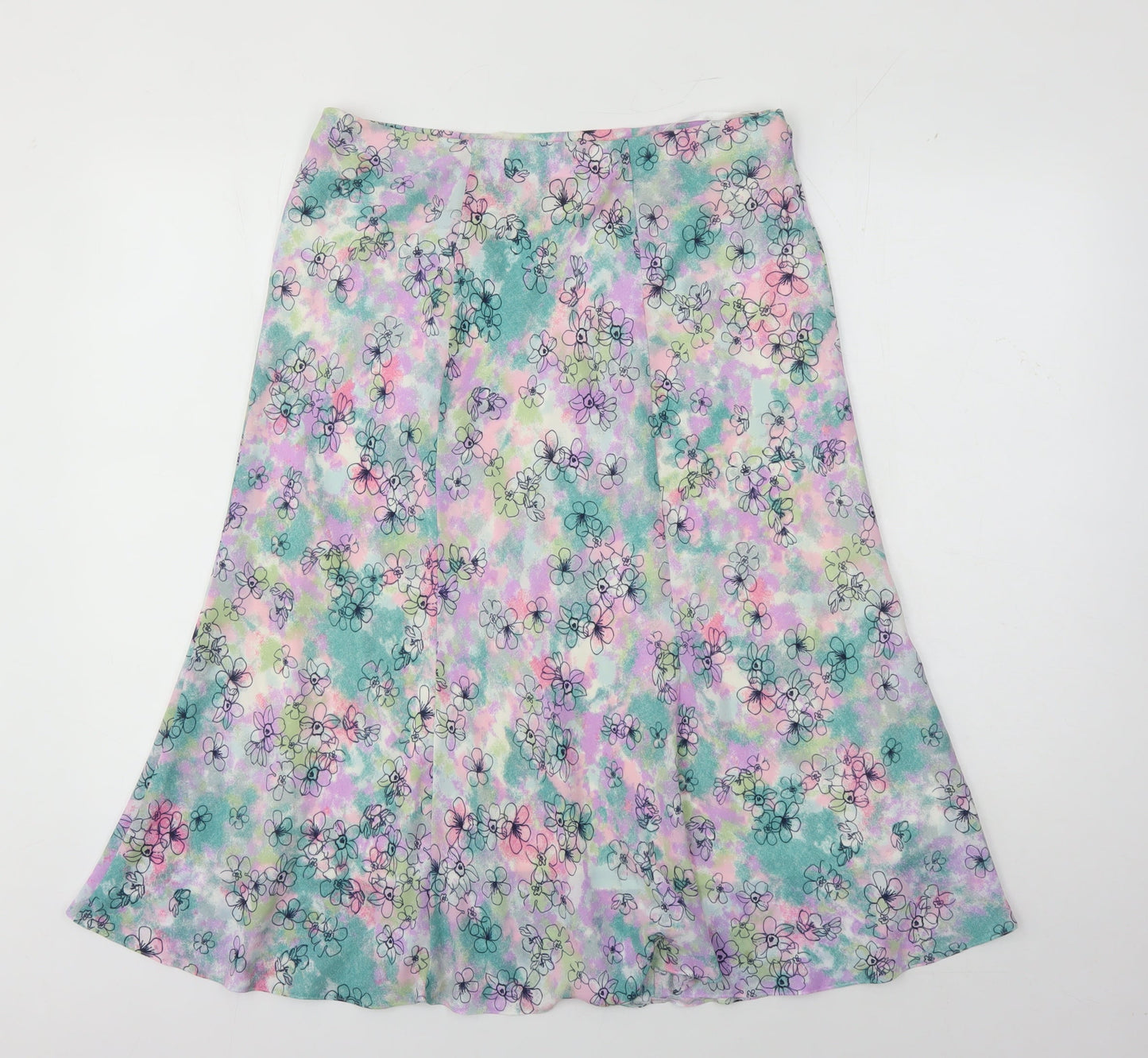 Honor Millburn Women's Multicoloured A-Line Skirt