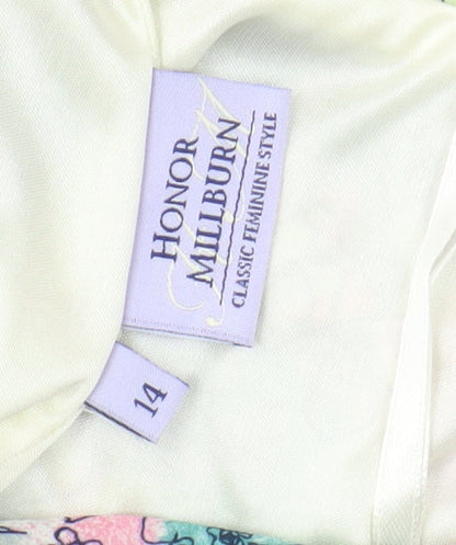 Honor Millburn Women's Multicoloured A-Line Skirt