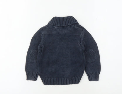Jasper Conran Unisex Blue Cardigan 9-12 Months