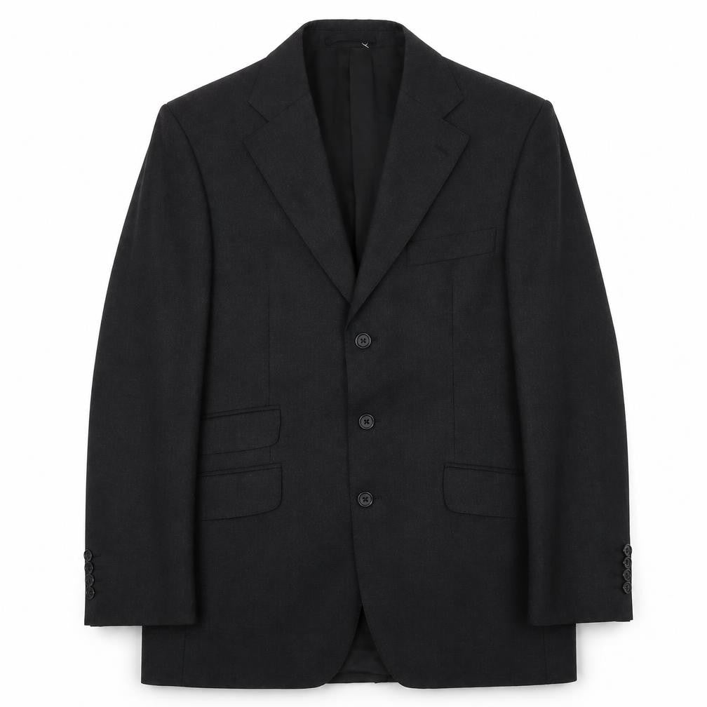 Mens UK Size 38 Aquascutum Regular Black Suit Jacket